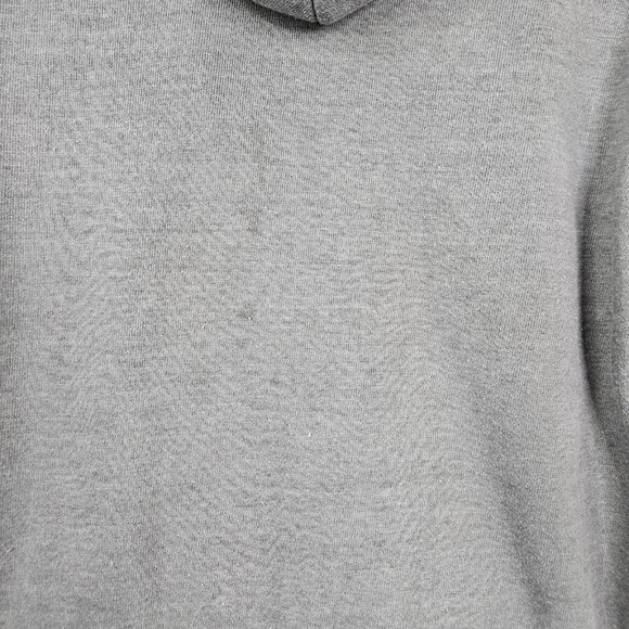 Aviator Nation Pull zip Unisex Adult Grey Hoodie Size M Stains - Picture 9 of 9